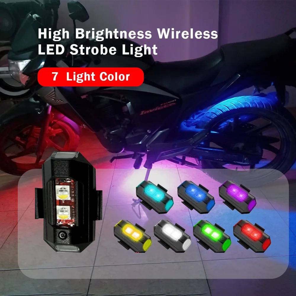 7 Colors Motorcycle Mini LED Signal Light