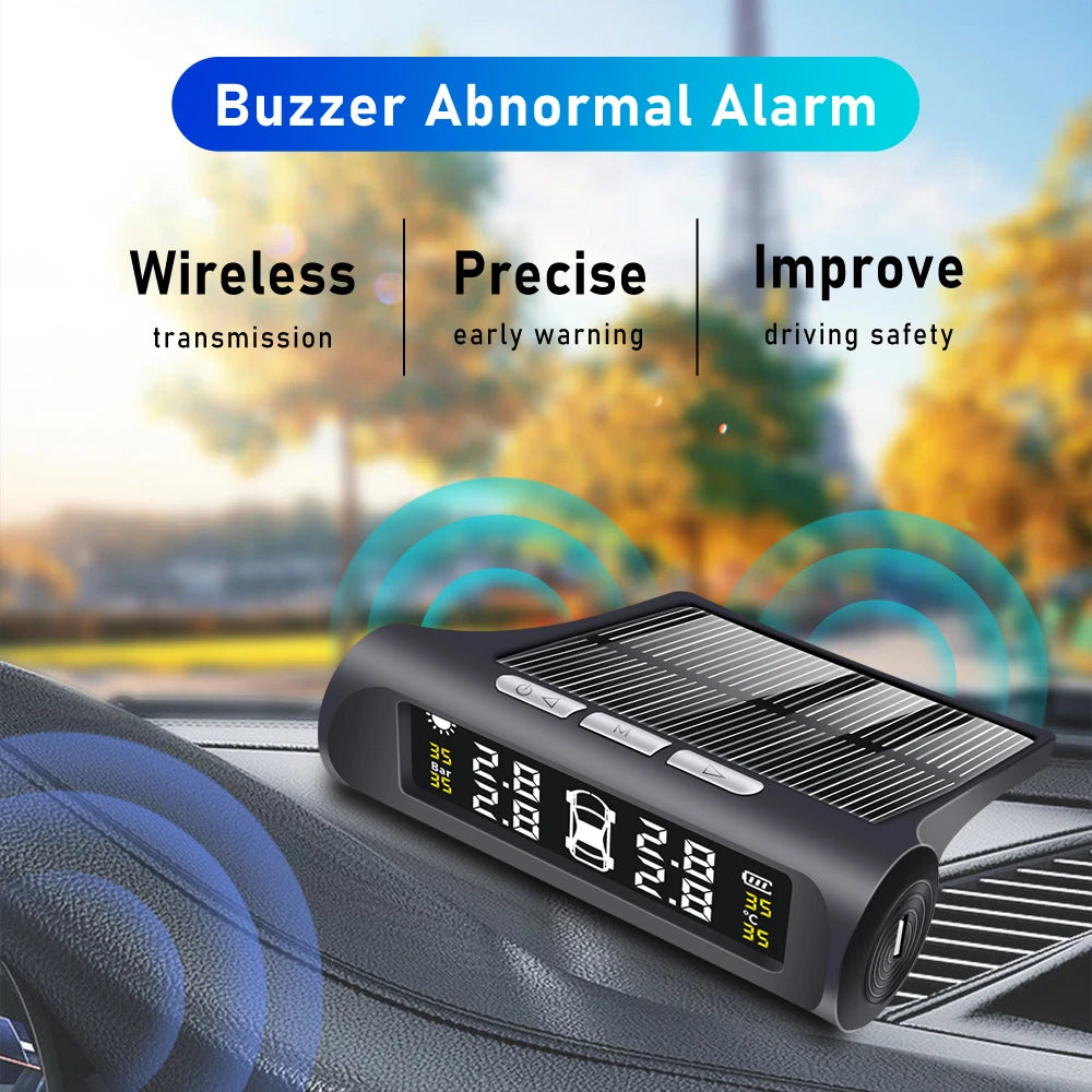 Car Solar Tire Pressure Monitoring System