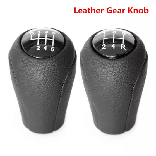 Leather 5/6-Speed Gear Shift Knob for Mazda