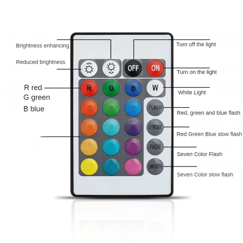 220V 50W-100W LED Flood Light With Color Remote Controller