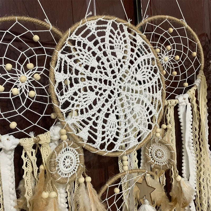 5pcs/set Handmade Indian Style Feathers Dream catchers