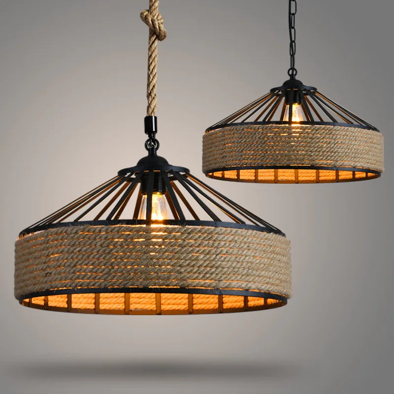 Spain Classical Sisal rope pendant lamp