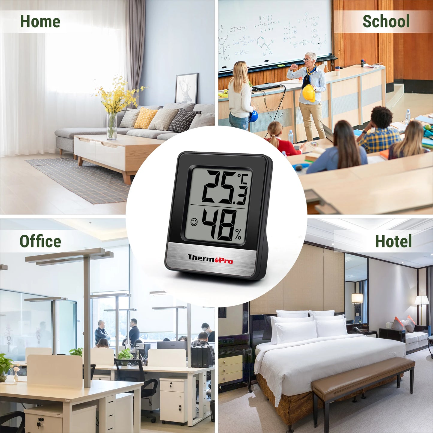 Mini Digital Indoor Room Thermometer/Hygrometer