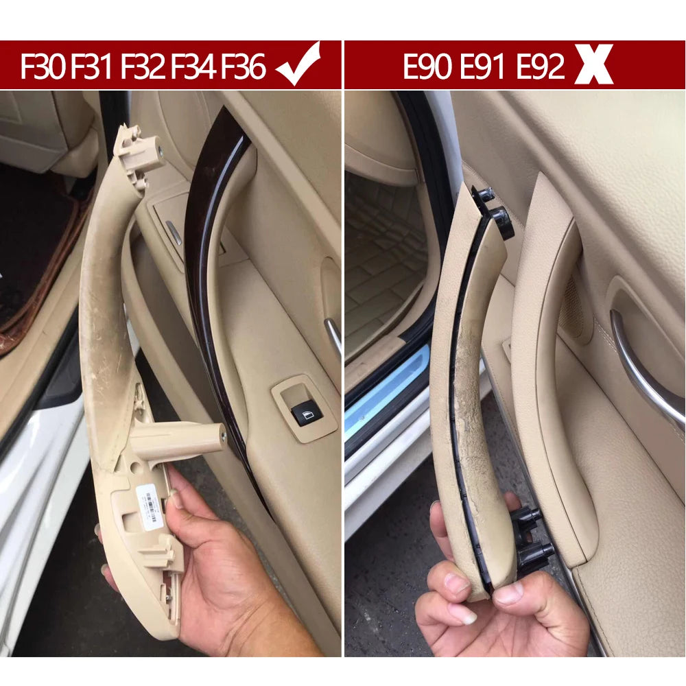 Upgraded Interior Door Pull Handle Inside Panel For BMW