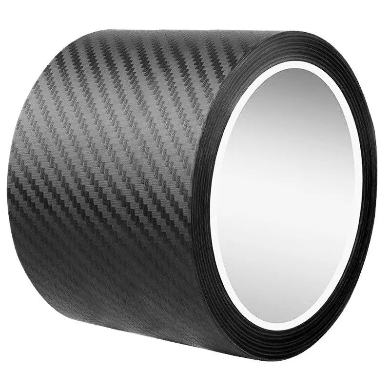 1PC Carbon Fiber Car Sticker Pasting Protective Strip Car Sill Rearview Mirror Anti Scratch Tape Waterproof Protective Film