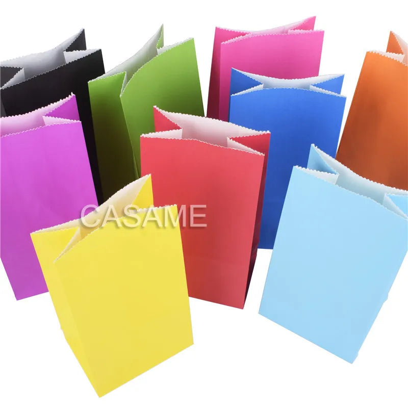 high quality Colorful paper bag (18x9x6cm 50pcs)