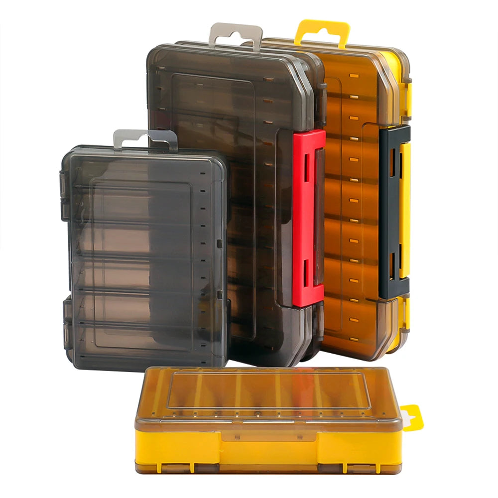 Fishing Tackle Box for Lure Storage with 14 Compartments Set