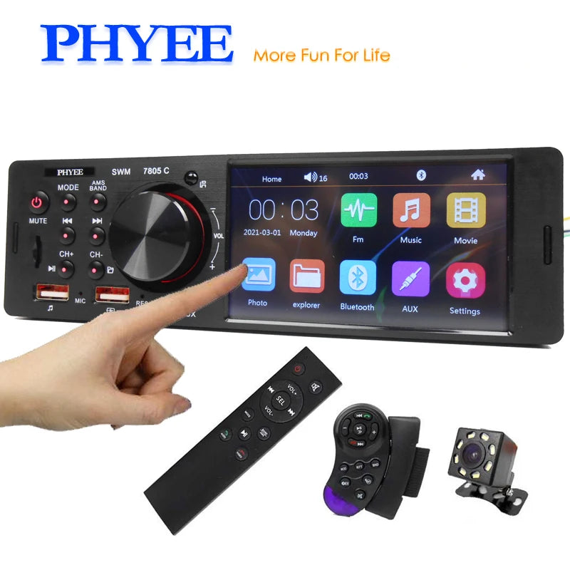 Bluetooth Touch Screen Car Radio