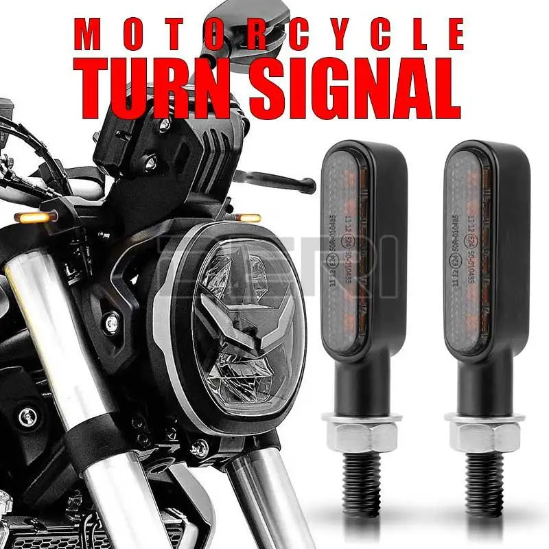 8mm 12V Mini LED Motorcycle Turn Signal Light Indicators