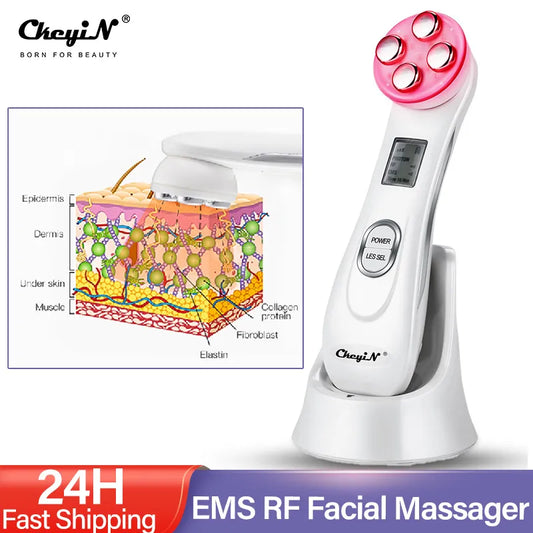 Microcurrent Facial Massager for Face Lifting and Tightening