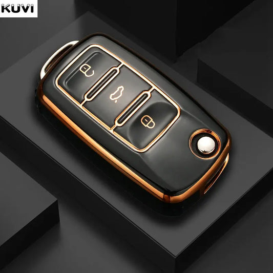 Car Key Case Cover Shell For Skoda Octavia