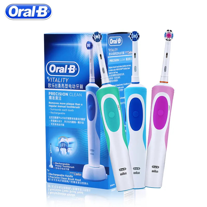 Rotation Electric Toothbrush for Adults with Brush Heads