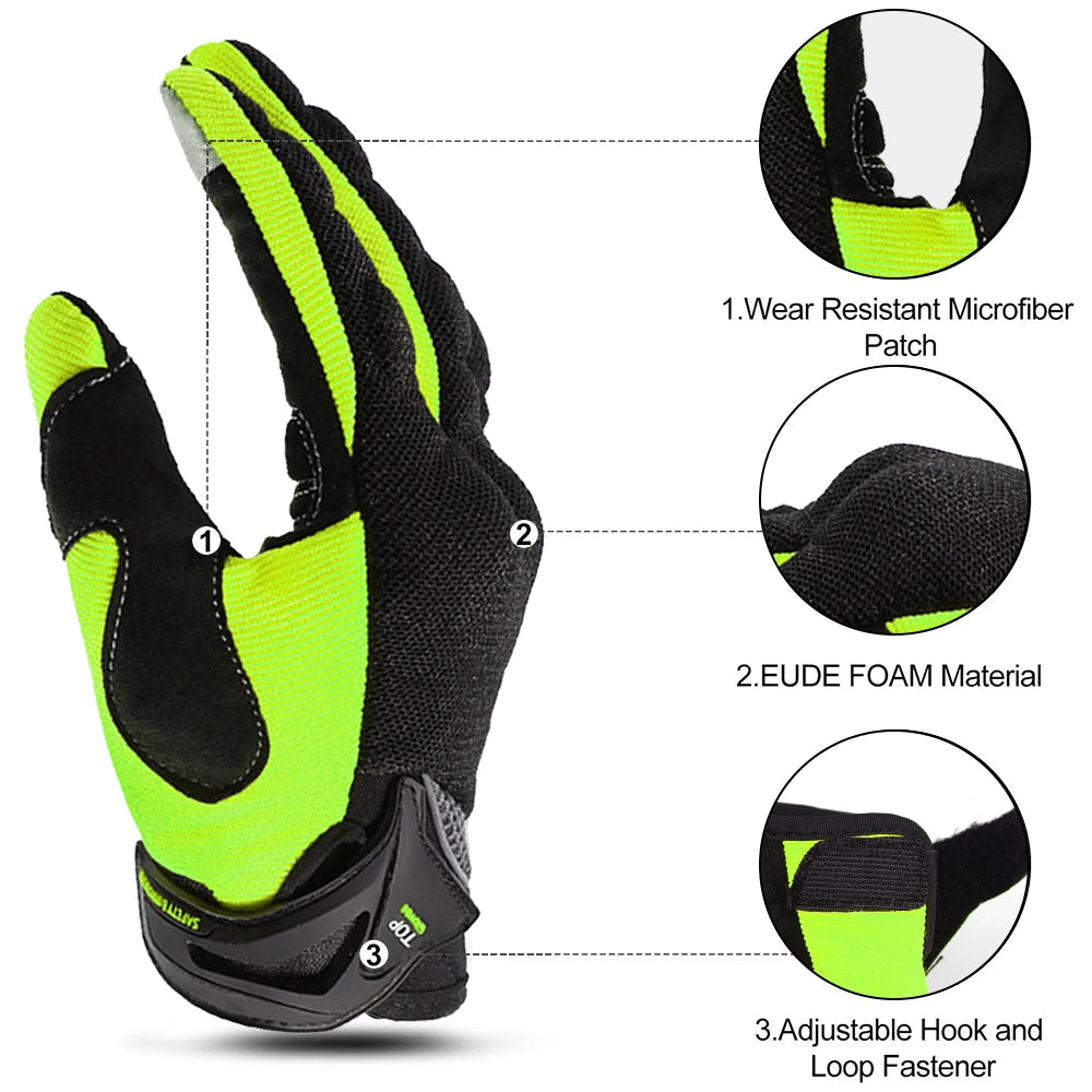 Touch Screen Breathable Motorcycle Gloves