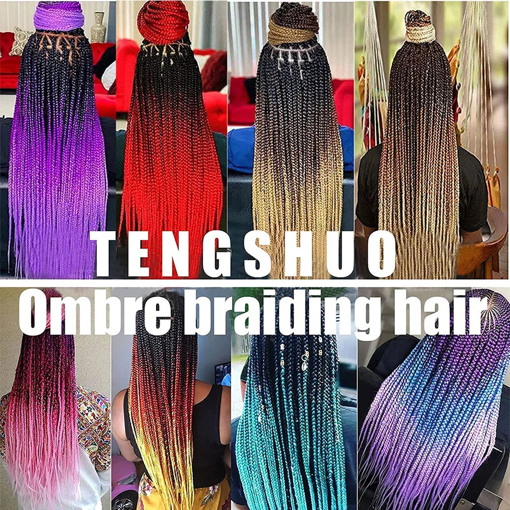 24inch Pure/Ombre Color Jumbo Braid Hair