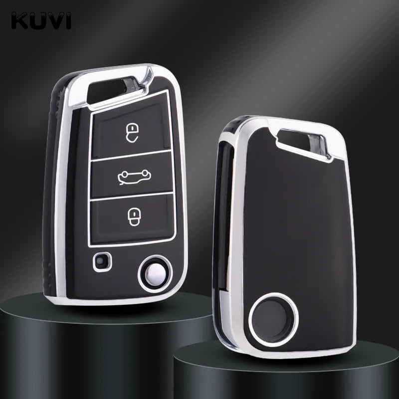 Car Remote Key Case Cover Shell for Volkswagen