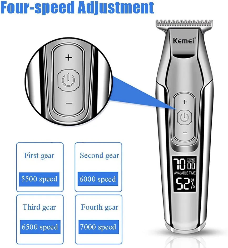 Professional Hair Clipper and Beard Trimmer for Men