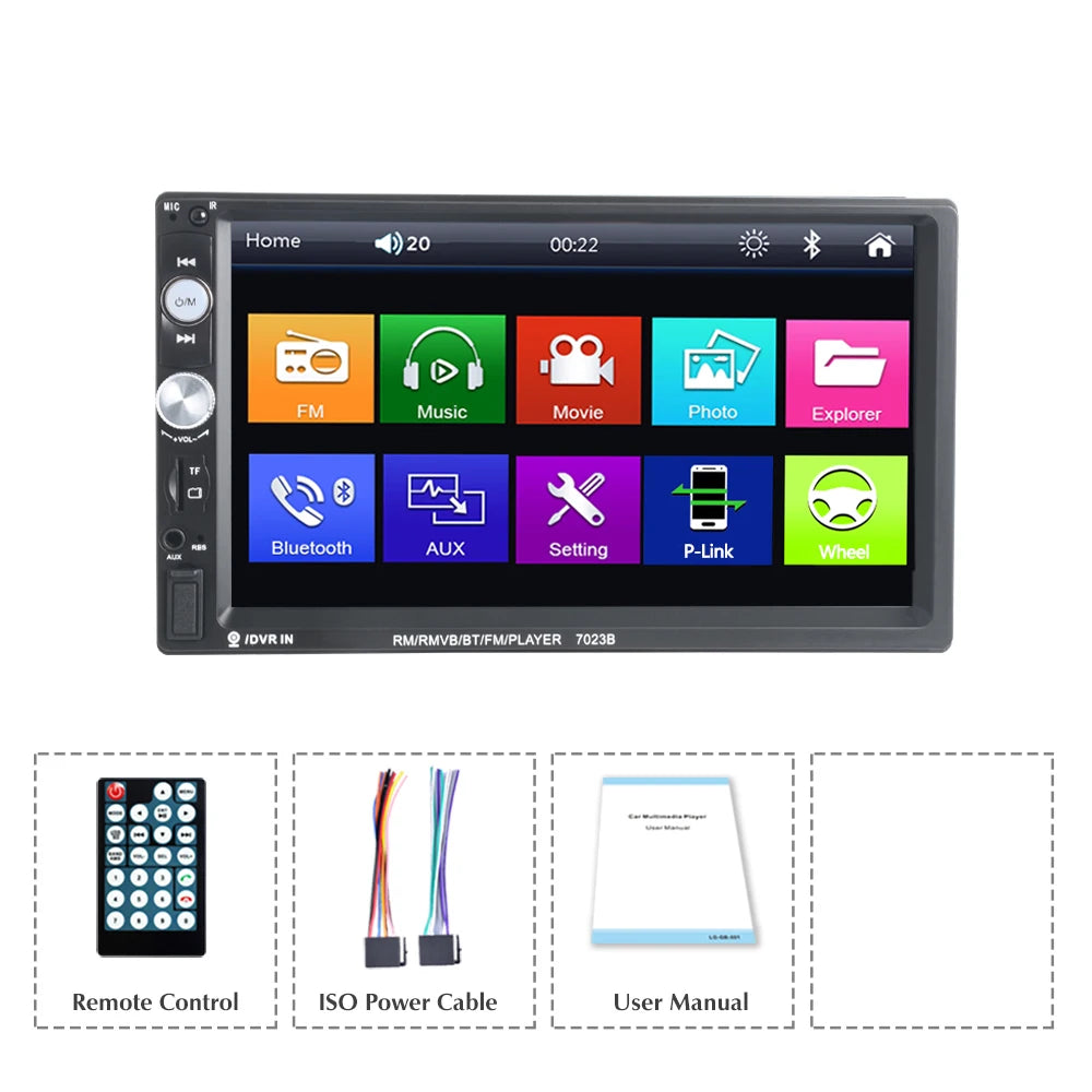 7inch Touch Screen Mirror Link Stereo  Car Radio