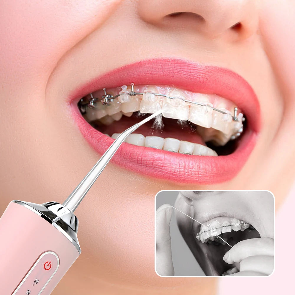 USB Rechargeable Portable Dental Water Flosser with 3 Modes