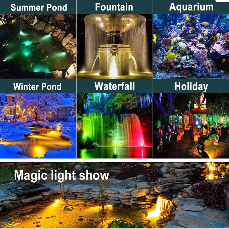 36 LED Waterproof Underwater Spotlights