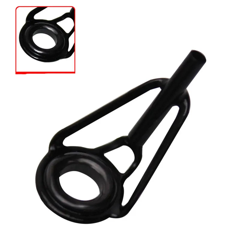 8/80pcs Black Top Tip Guide for Spinning Casting Fishing Rod