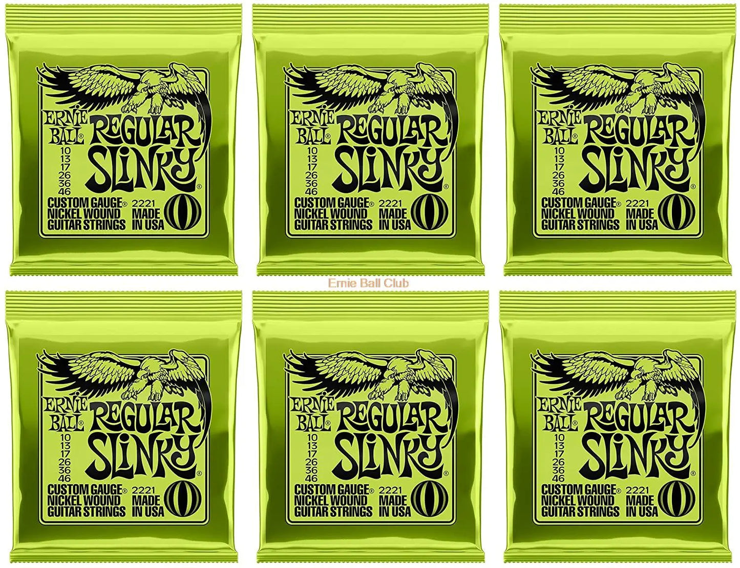 6 Packs/Set Nickel Electric Guitar Strings