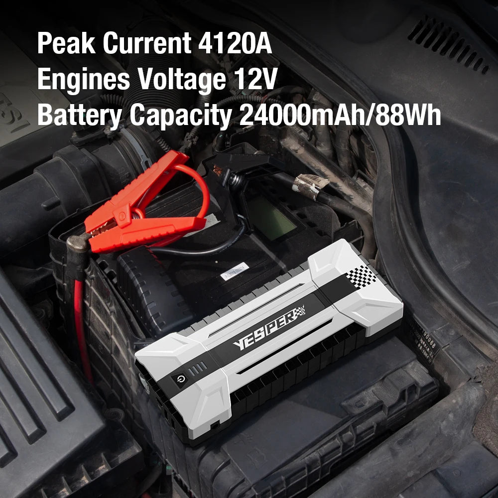 4120A Jump Starter Car Battery Booster