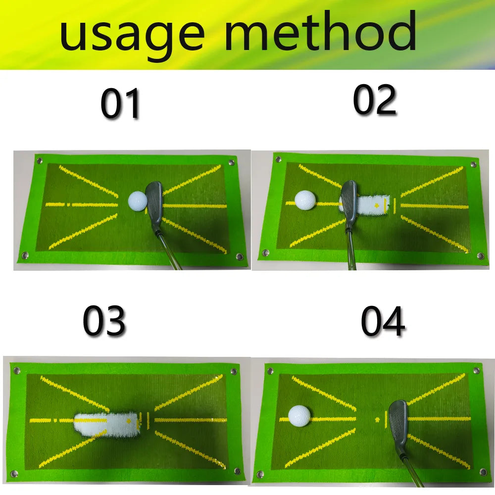 Golf Training Mat for Swing Detection in Batting Ball