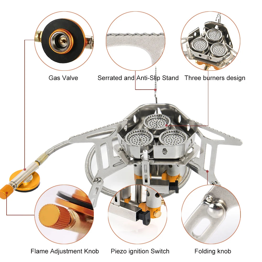 Camping Tourist Big Power Gas Stove Burner