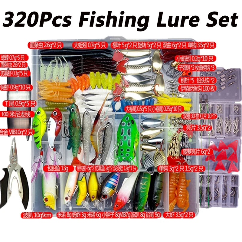 Fishing Lure Kit with Box