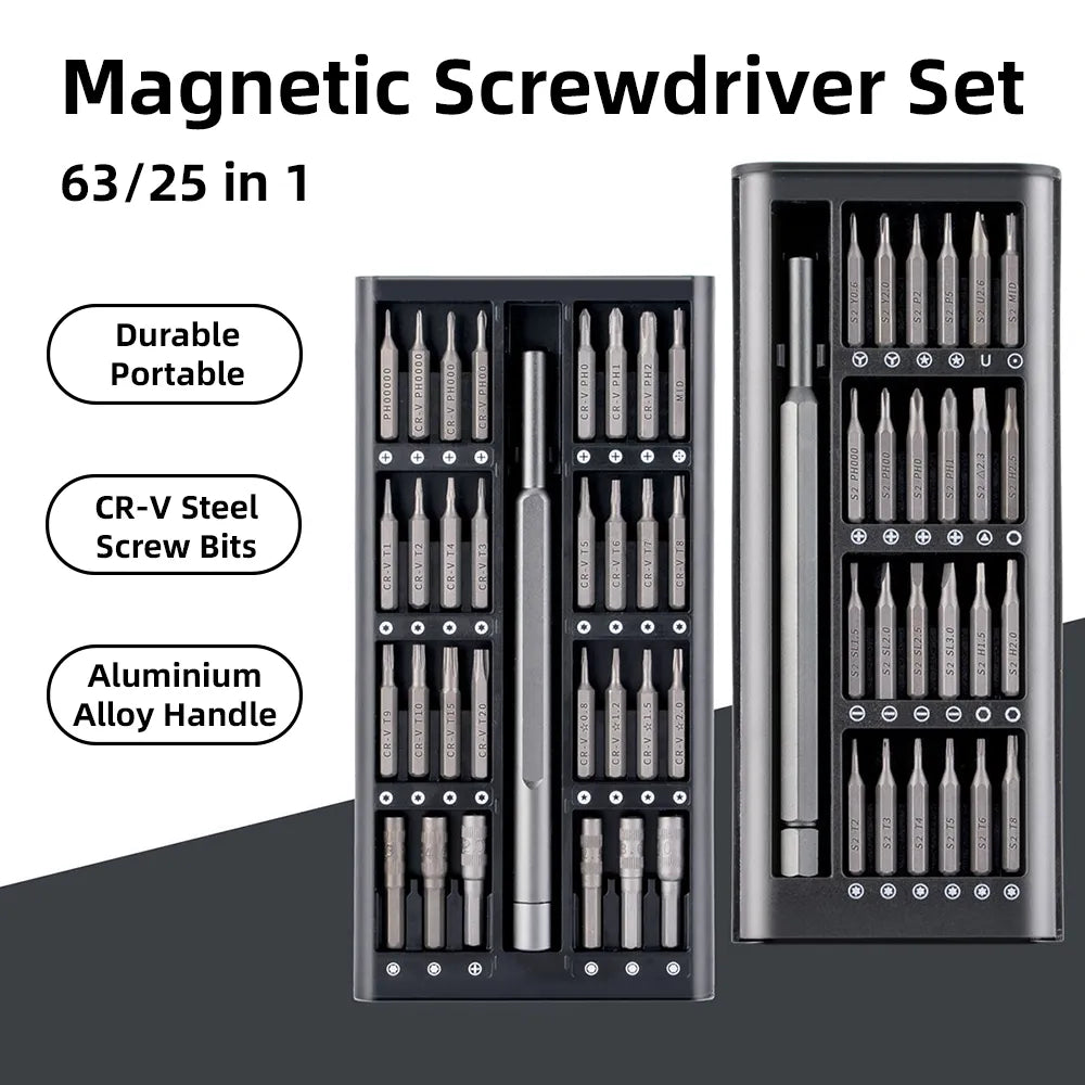 Small Magnetic Screw Driver Kit
