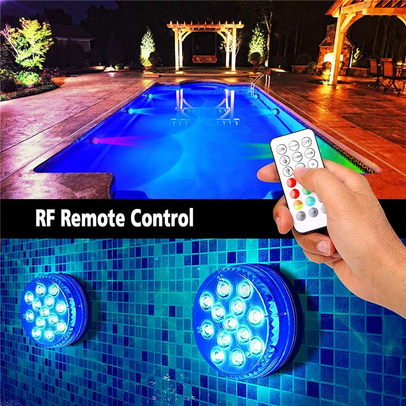 Wireless Submersible Pool LED Light