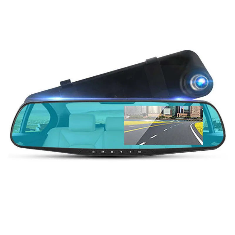 4.3-Inch Driving Recorder Car DVR with Dual Lens