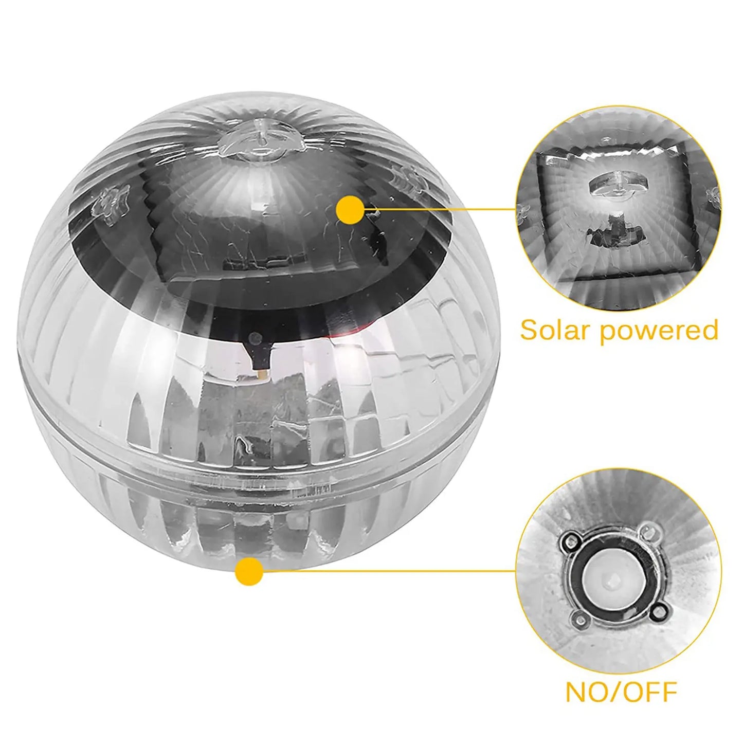 Solar Powered Outdoor Underwater Lamp Light