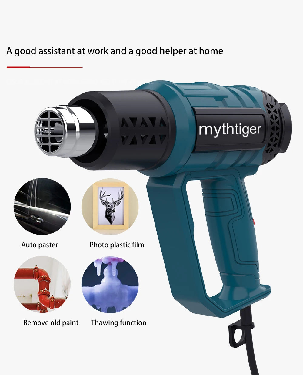 Industrial Hair dryer Heat Gun 2000W