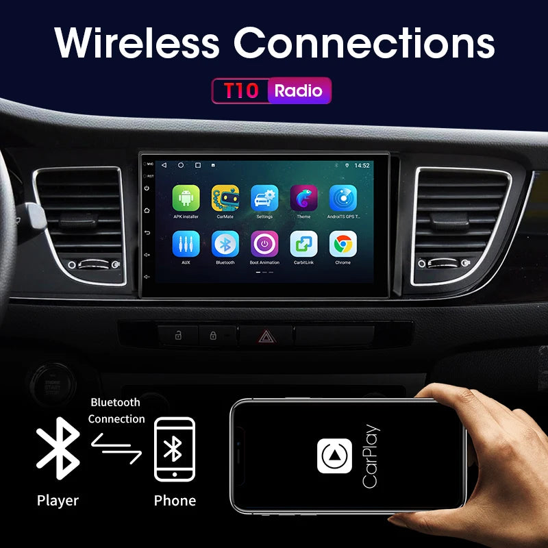 2D Android Car Radio Multimedia Player