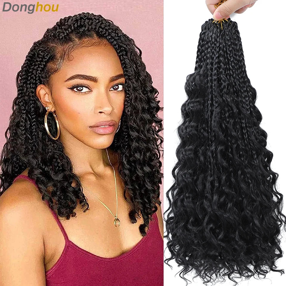 1- 6 Packs 16 Strands/Pack Ombre Crochet Braids