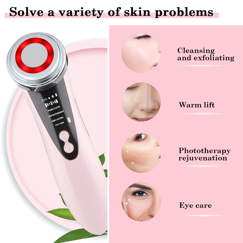 Multifunctional Facial Skin Care Massager for Lifting and Tightening the Face