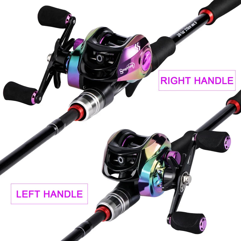 1.8-2.1M Lure Fishing Rod Reel Combo