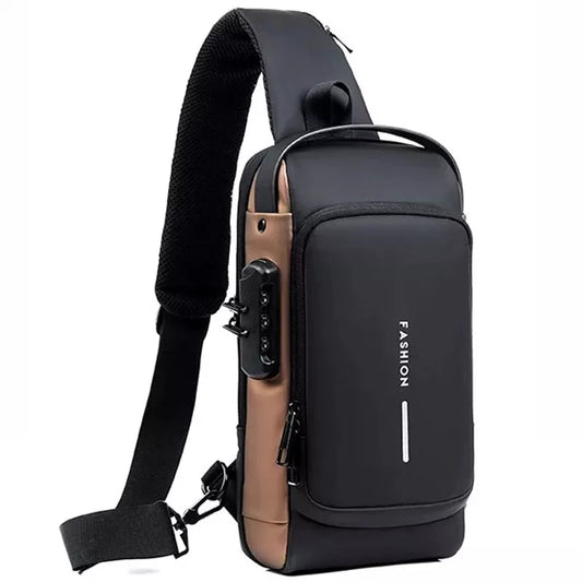 Multifunction Anti-theft USB Crossbody bag