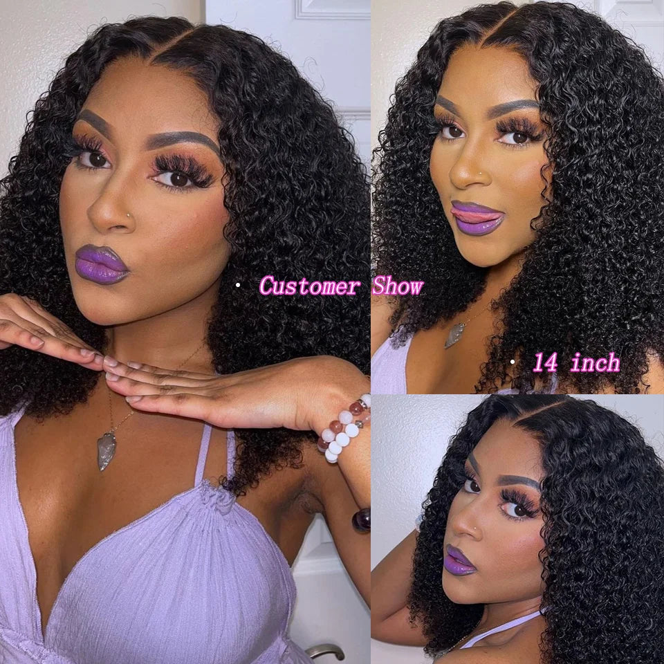 Pre-plucked Peruvian Glueless Bob Wig Water Lace Front Human Hair Wigs