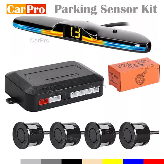 LED Parking Sensor System Monitor Display Kit