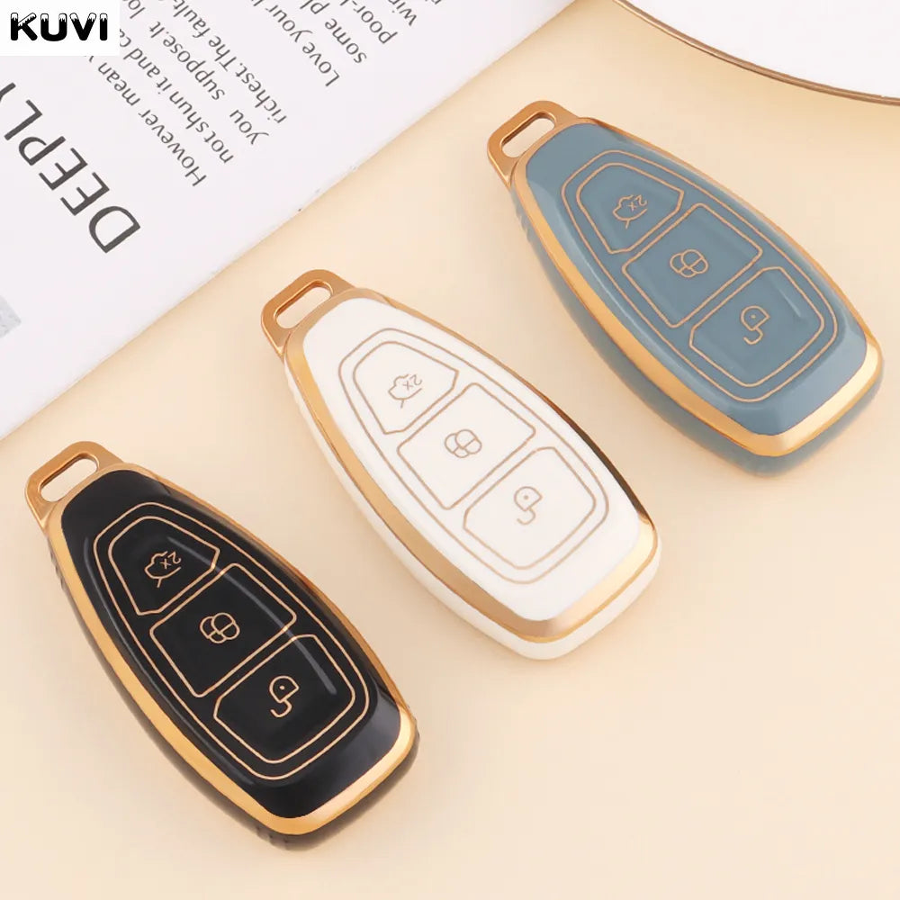 Car Remote Smart Key Case Cover Shell For Ford