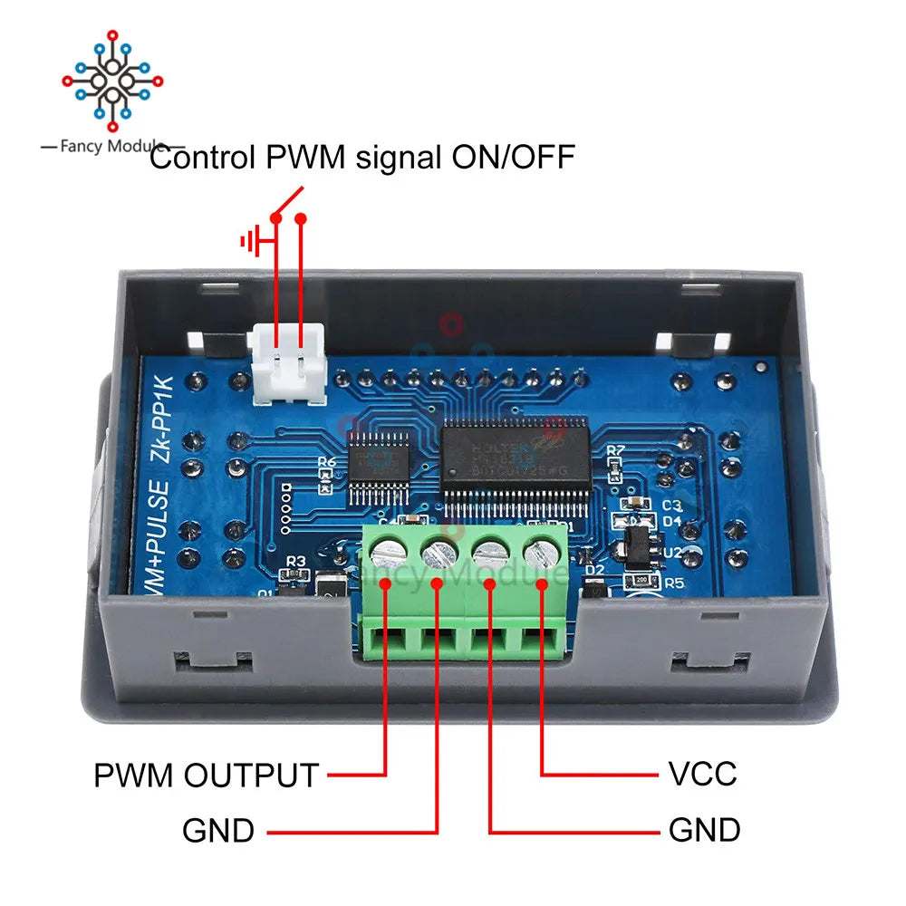 Dual Mode Signal Generator Motor Speed Controller and Frequency Duty Cycle Module