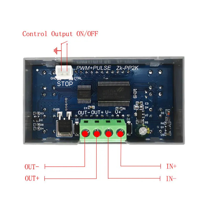 Dual Mode Signal Generator Motor Speed Controller and Frequency Duty Cycle Module
