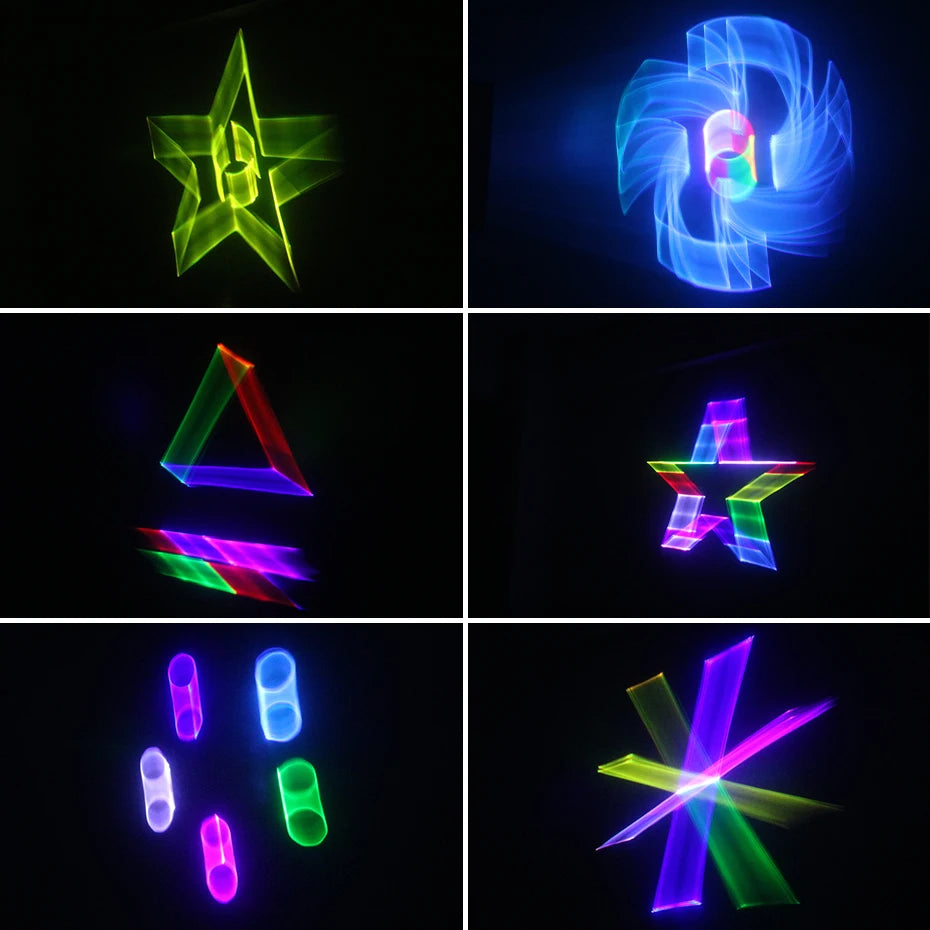 5in1 Animation 3D Beam Stage Laser Lights