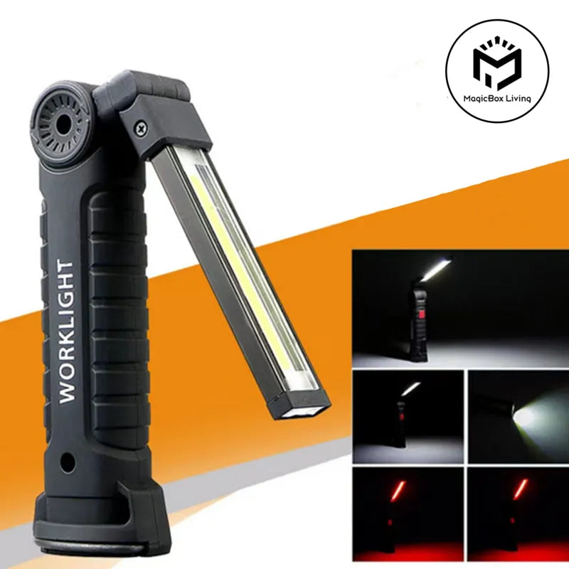 Rechargeable Magnetic LED Work Lights with 5 Modes