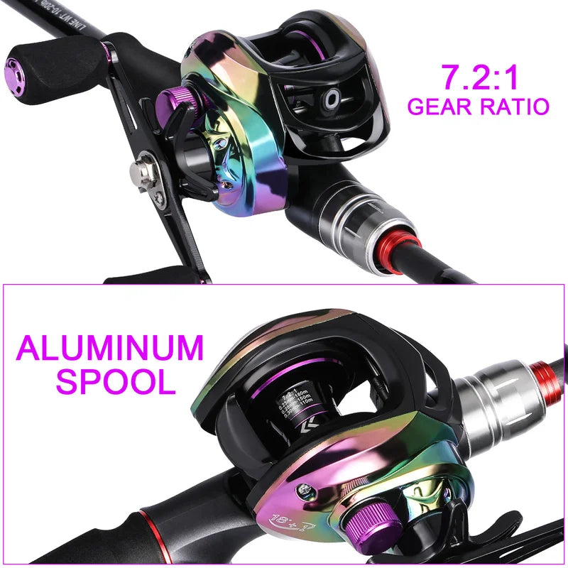 1.8-2.1M Lure Fishing Rod Reel Combo