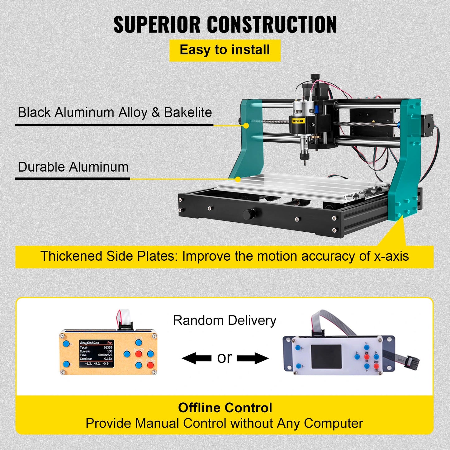 Pro Mini Laser Engraving Machine 3 Axis w/ Offline Controller