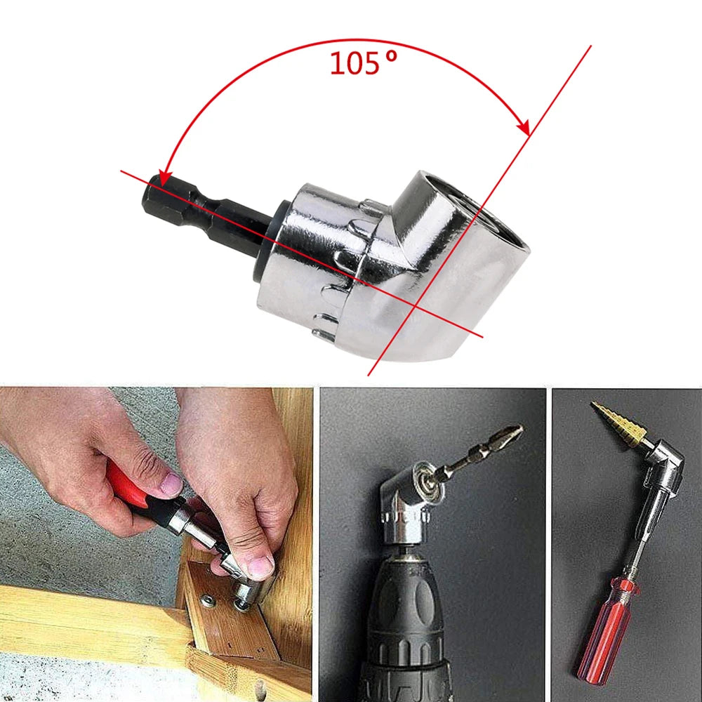 Adjustable 105 Degree Elbow Screwdriver Holder Set