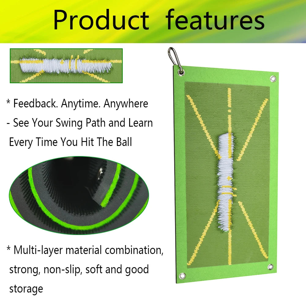 Golf Training Mat for Swing Detection in Batting Ball